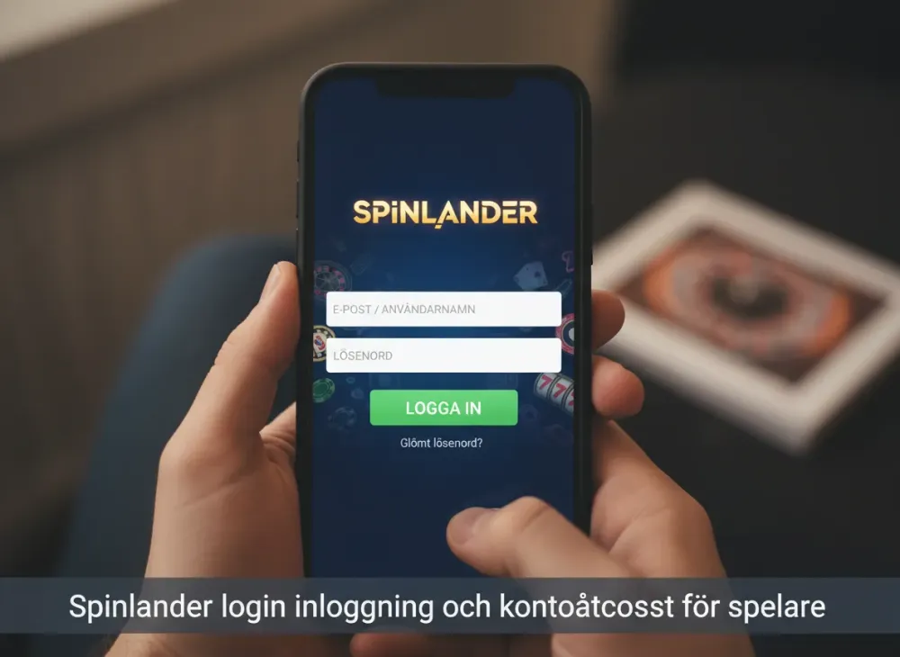 Spinlander login guide för svenska spelare