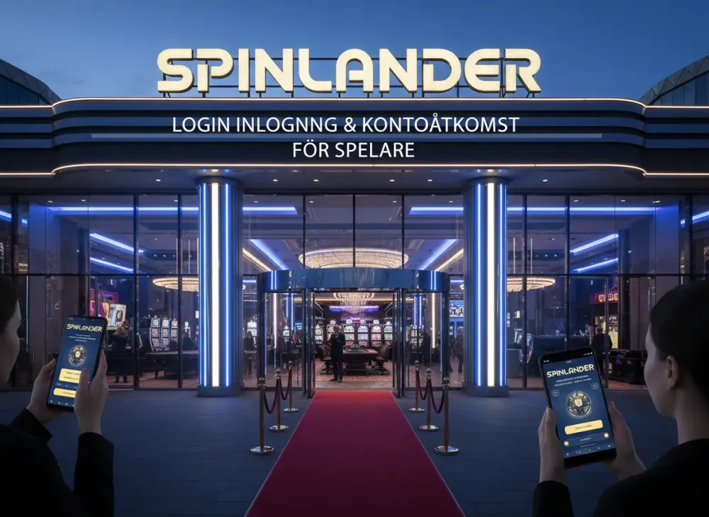 Spinlander login guide för svenska spelare