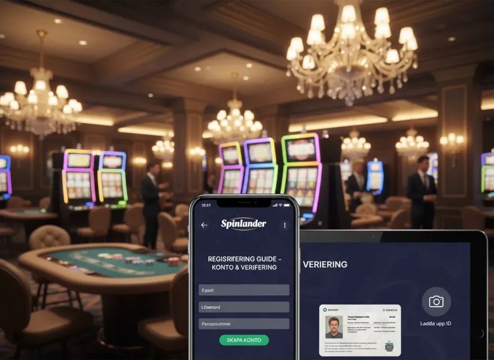 Spinlander registrering - Guide för nya spelare